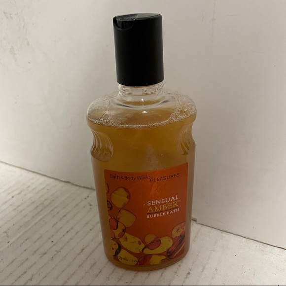 Bath Body Work Pleasures SENSUAL AMBER Bubble Bath - Picture 1 of 3